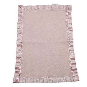 Just Born Vintage lovey security Blanket Pink 21 x 16